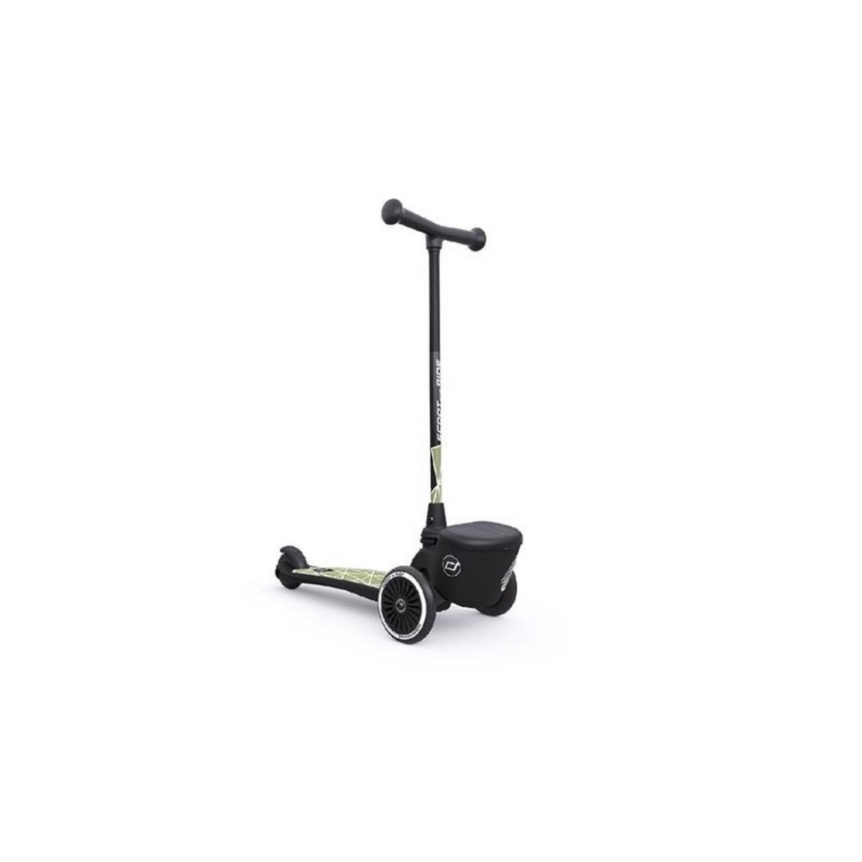 Самокат Highwaykick-2 Scoot and Ride SR-210201-GREENLINES, со светящимися колесами, зеленый
