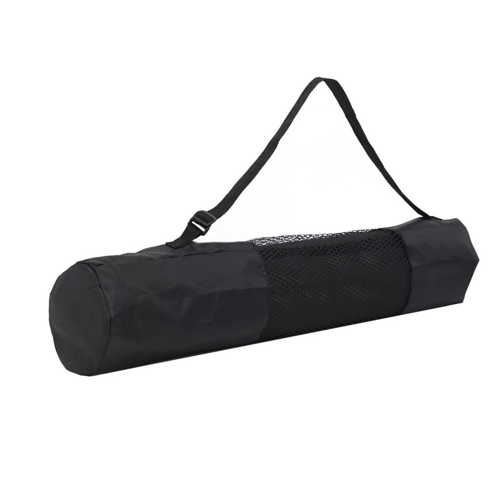Коврик (мат) спортивный для йоги и фитнеса SportVida SV-EZ0056 TPE 183 x 61 x 0.6 см, Black