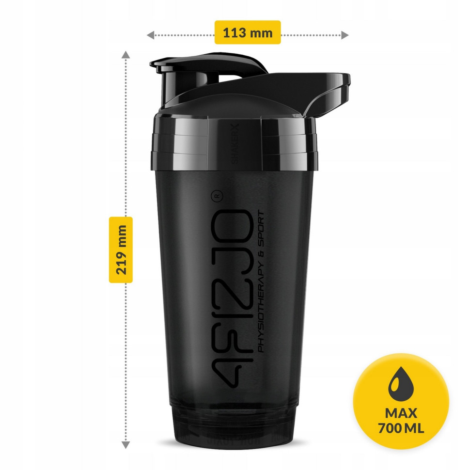 Шейкер спортивный Ultra 4FIZJO P-5905973407090 Black 700 мл