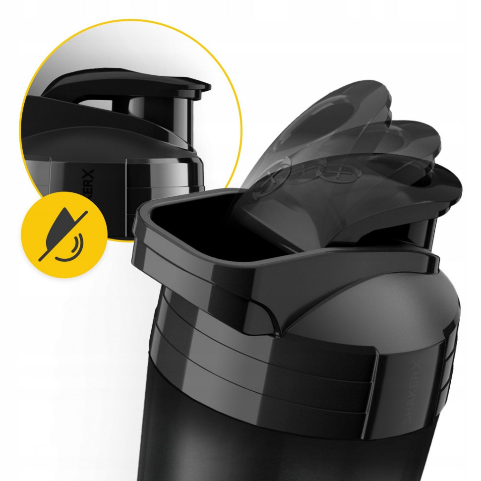 Шейкер спортивный Ultra 4FIZJO P-5905973407090 Black 700 мл