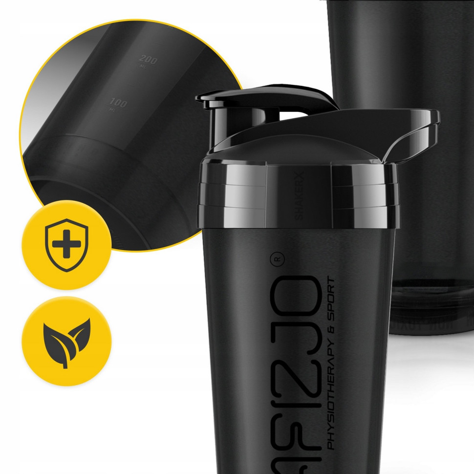 Шейкер спортивный Ultra 4FIZJO P-5905973407090 Black 700 мл