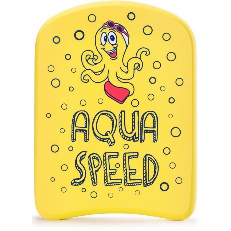 Дошка для плавання KIDDIE KICKBOARD Octopus 6897 Aqua Speed 186-octopus,​ жовтий