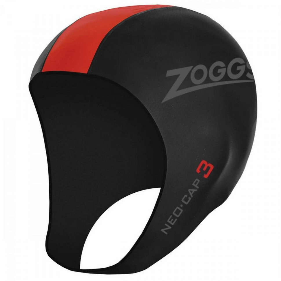 Шапка для тріатлону Neo Cap Zoggs 464044.BKRD.S/M, чорно-червона, S/M