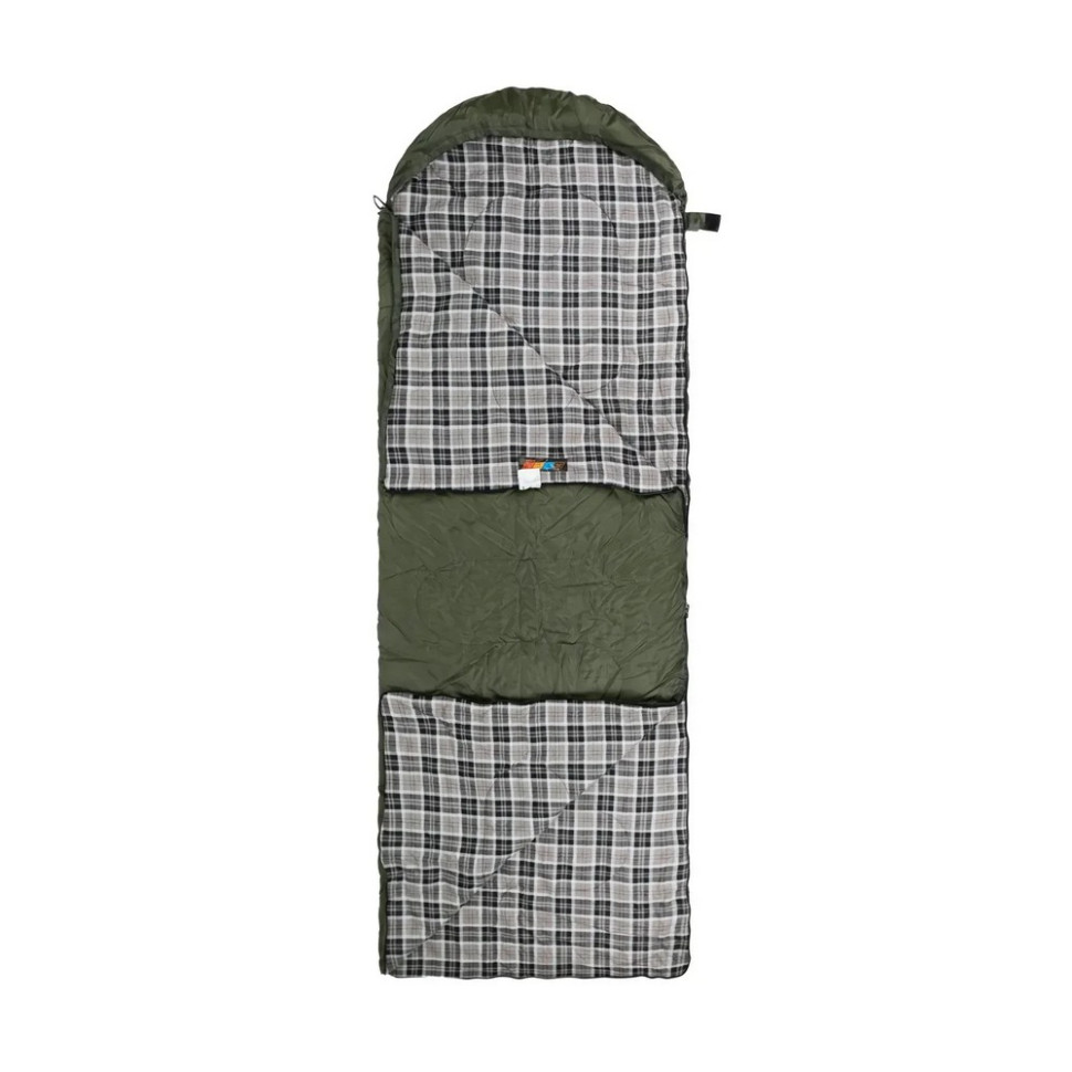 Спальный мешок Ember+ Long Tramp UTRS-063L-olive-L, левый