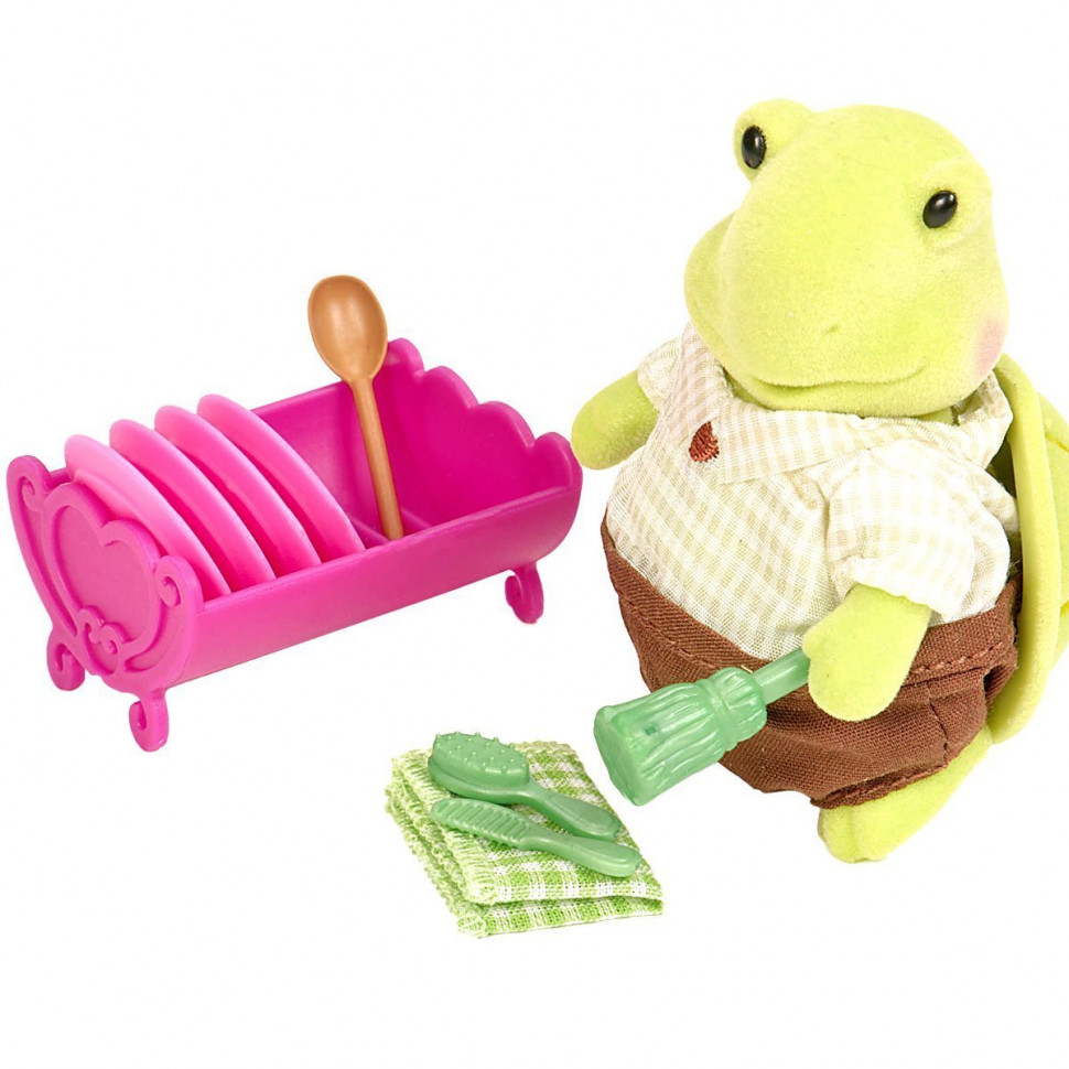 Игровой набор Li'l Woodzeez Черепаха-хозяйка 6143M