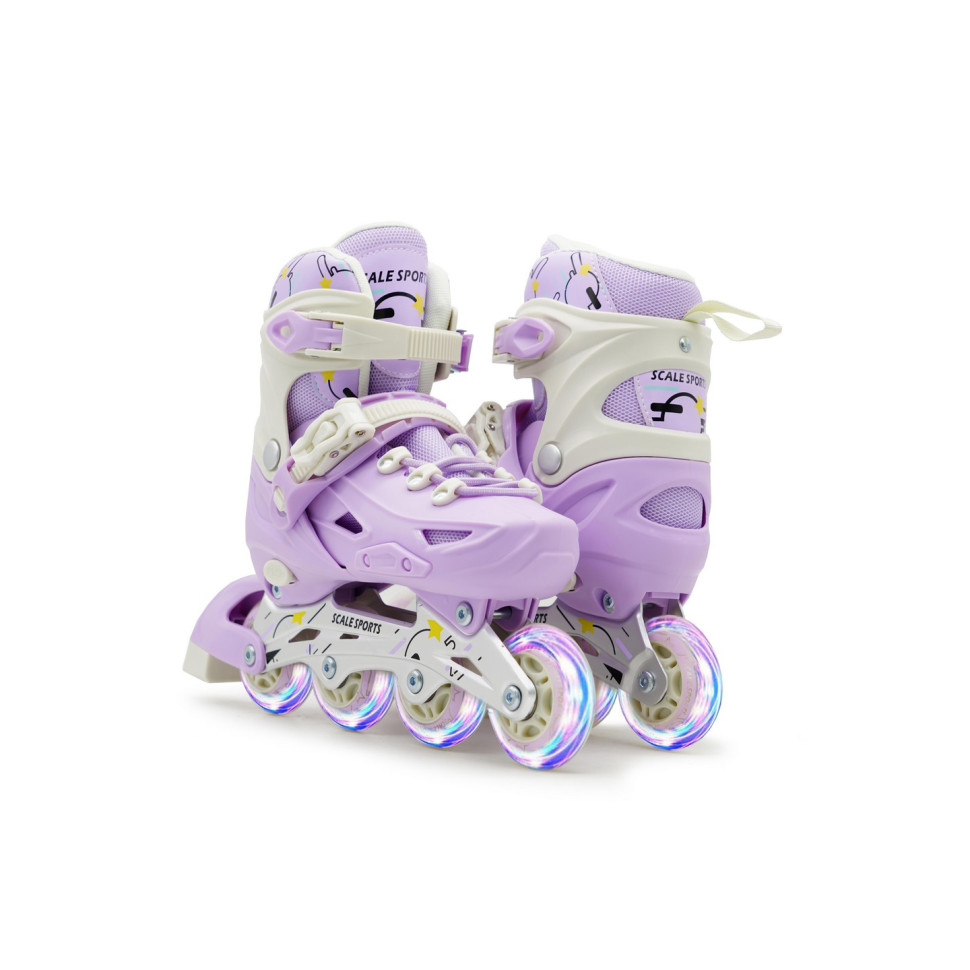 Дитячі розсувні ролики LF 605 Scale Sports 1882472330 Purple, розмір 34-38