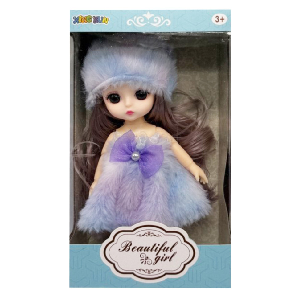 Детская игровая кукла Bambi 1361-2 шарнирная, размер 15 см