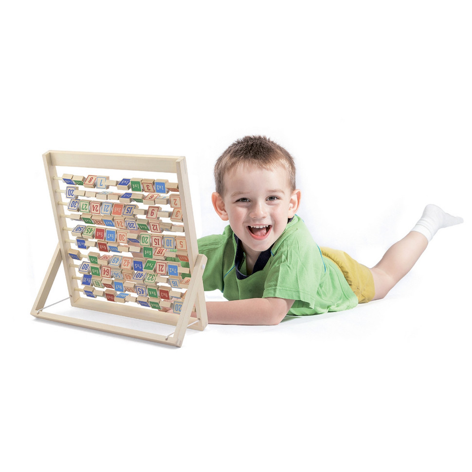 Дерев'яна гра Вивчаємо множення Viga Toys 50036, 38х36 см