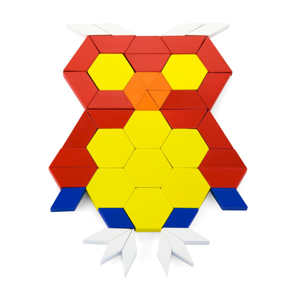 Игровой набор Цветная мозаика Viga Toys 50065, 250 элементов