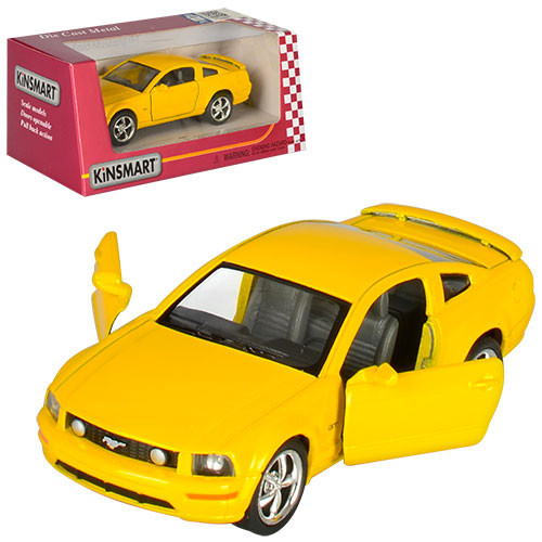 Инерционная машинка FORD MUSTANG GT 2006 Kinsmart КТ5091, 1:42 