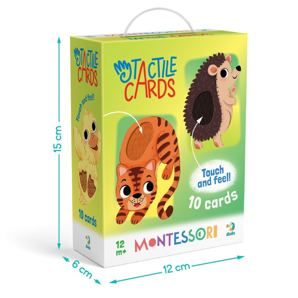 Набор карточек с тактильными элементами 