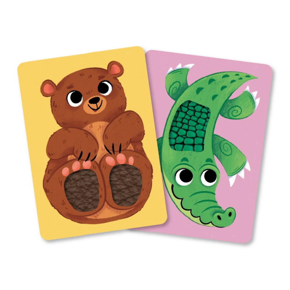 Набор карточек с тактильными элементами 