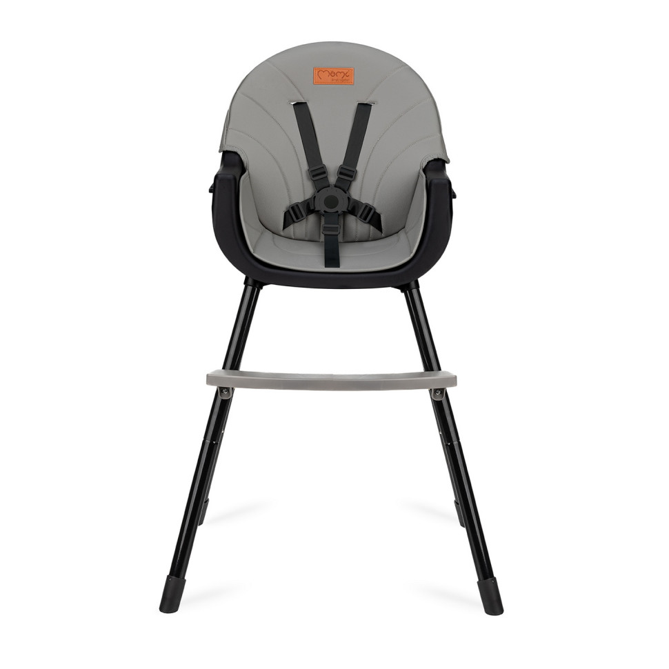 Стульчик для кормления REKI 2 в 1 MoMi KRKA00033 black, функция кресла