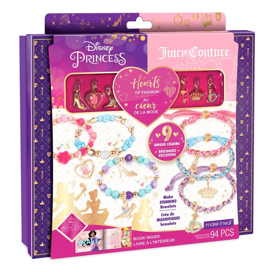 Набор для создания шарм-браслетов 'Принцессы' Disney&Juicy Couture Make it Real MR4442