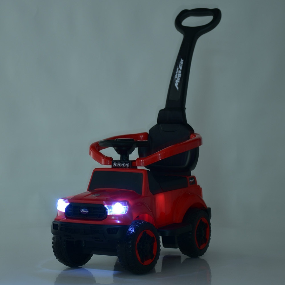 Каталка-толокар Bambi Racer M 4564B-3, 1*25W, родительская ручка, музыка, свет