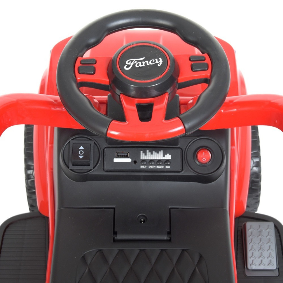 Каталка-толокар Bambi Racer M 4564B-3, 1*25W, родительская ручка, музыка, свет