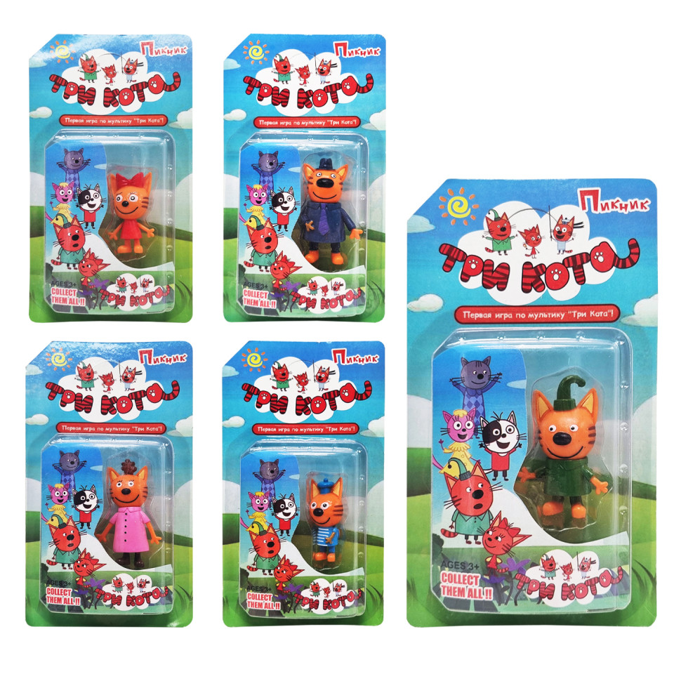 Игровая фигурка из мультика Три кота Bambi HT18231, 5,5 см