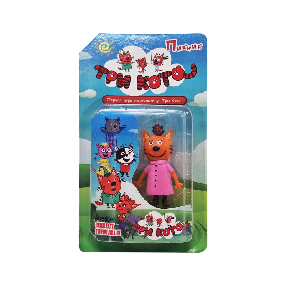 Игровая фигурка из мультика Три кота Bambi HT18231, 5,5 см