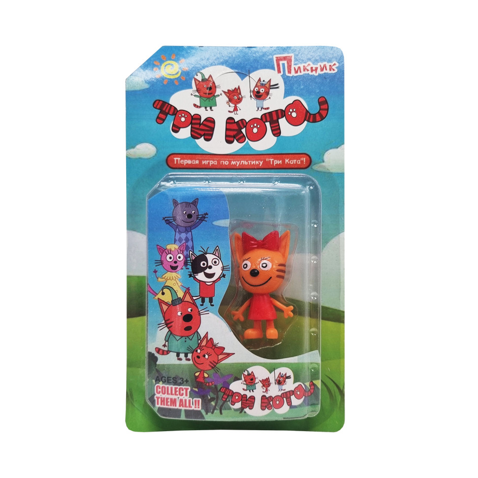 Игровая фигурка из мультика Три кота Bambi HT18231, 5,5 см