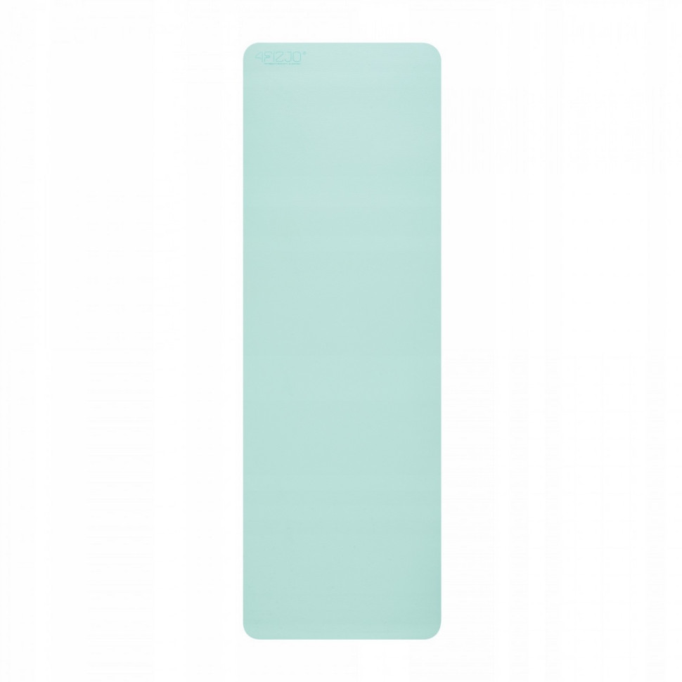 Килимок для йоги та фітнесу 4FIZJO 4FJ0374 TPE 180 x 60 x 0.6 см, Mint/Grey