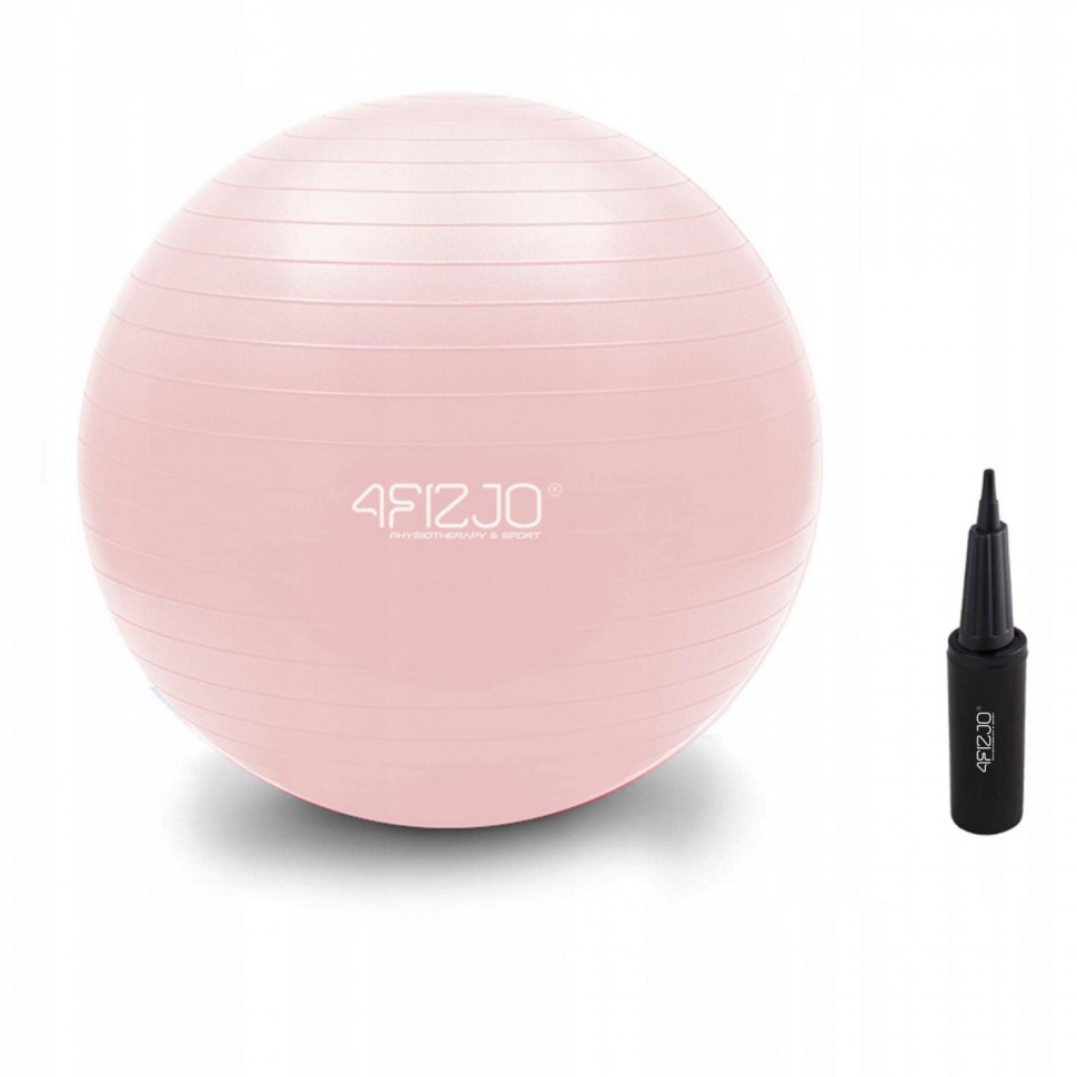 Фітбол 4FIZJO 4FJ0398, 55 см, Anti-Burst, Pink