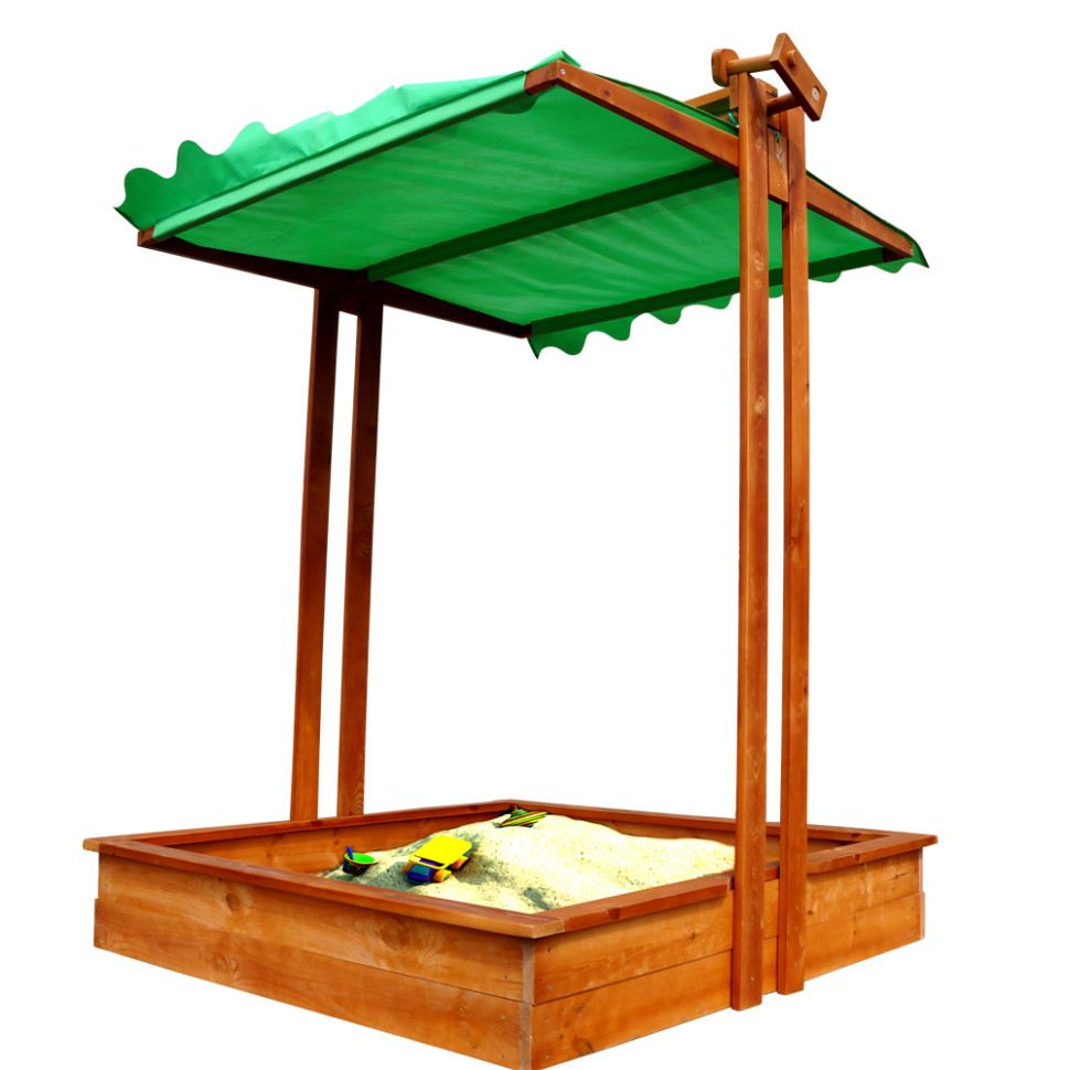 Песочница с крышкой SportBaby 145х145х180 см