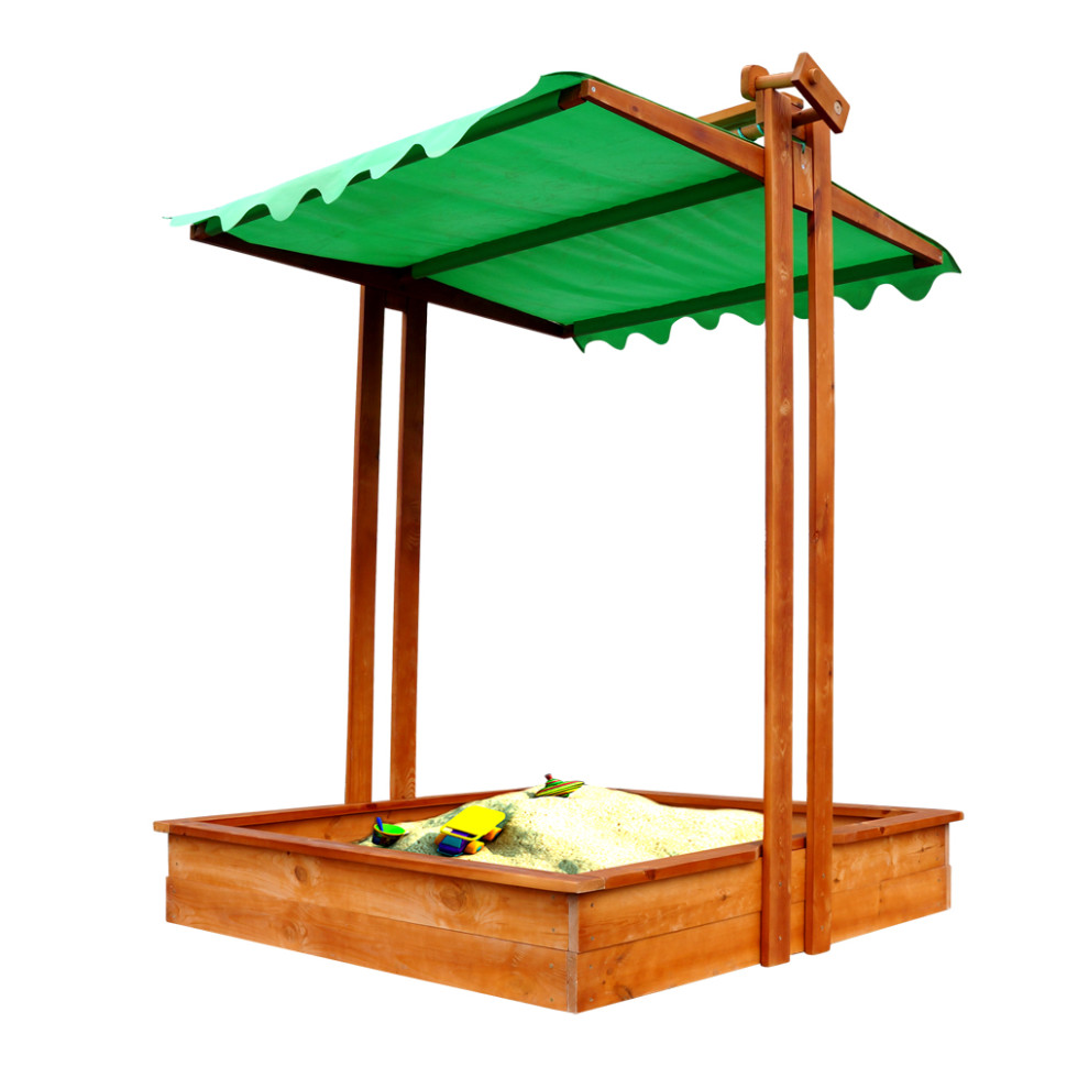 Песочница с крышкой SportBaby 145х145х180 см