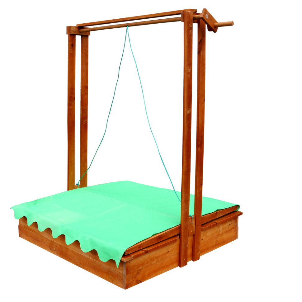 Песочница с крышкой SportBaby 145х145х180 см