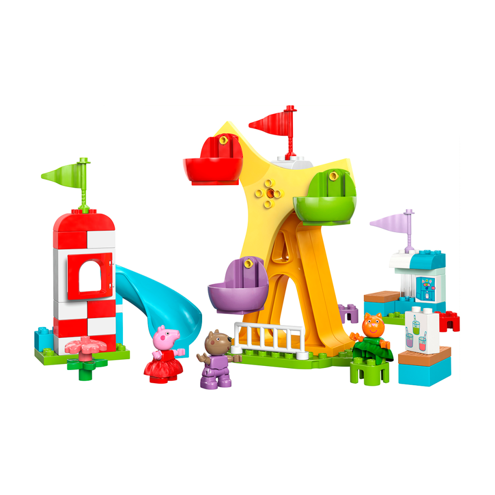 Конструктор DUPLO Свинка Пеппа Ярмарок розваг LEGO 10453, 53 деталі