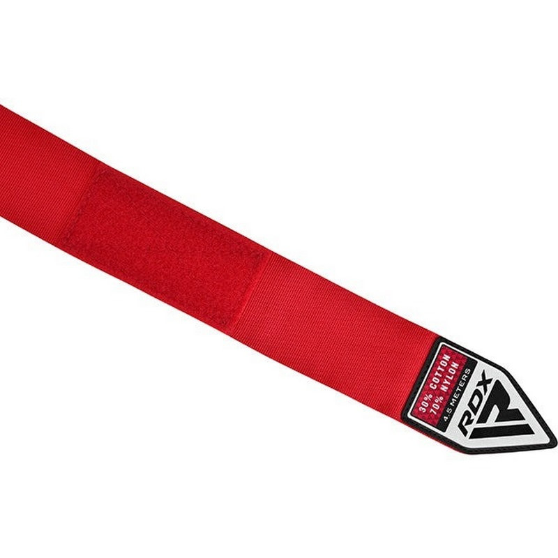 Бинты для бокса WX Professional Boxing Hand Wraps RDX Inc Limited HWX-RR+ Red 4,5 м