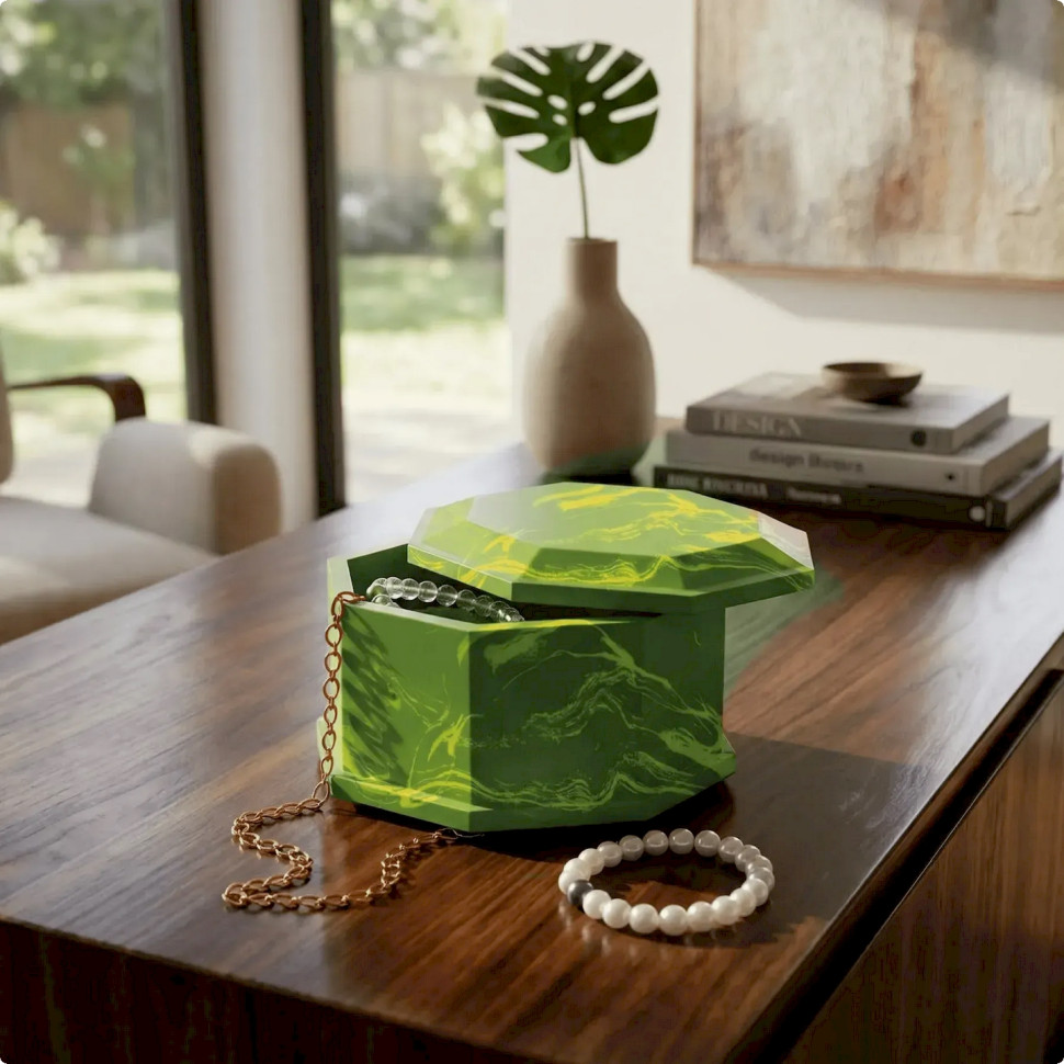 Набір для виготовлення оригінальної скриньки для прикрас Alexes GP-005 із гіпсу