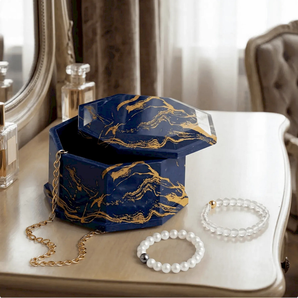 Набір для виготовлення оригінальної скриньки для прикрас Alexes GP-005 із гіпсу