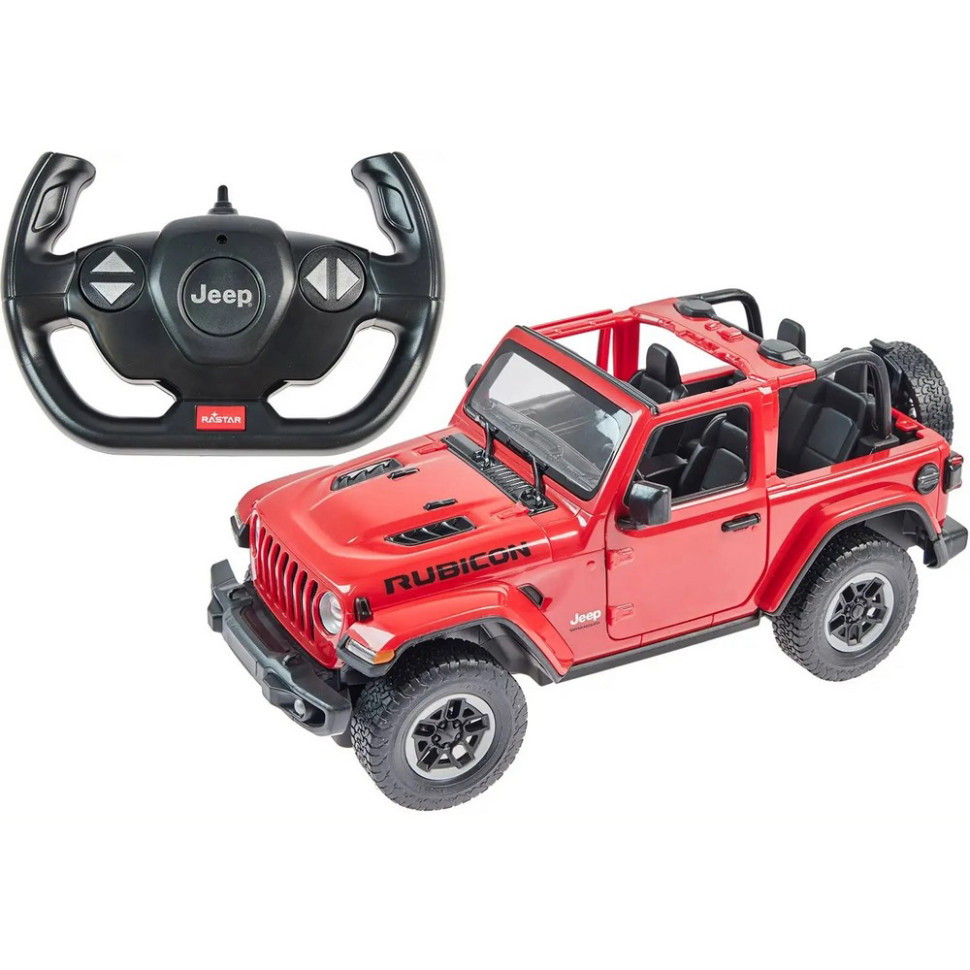 Машинка на радіокеруванні JEEP Wrangler Rubicon Rastar 79460 red 1:14 