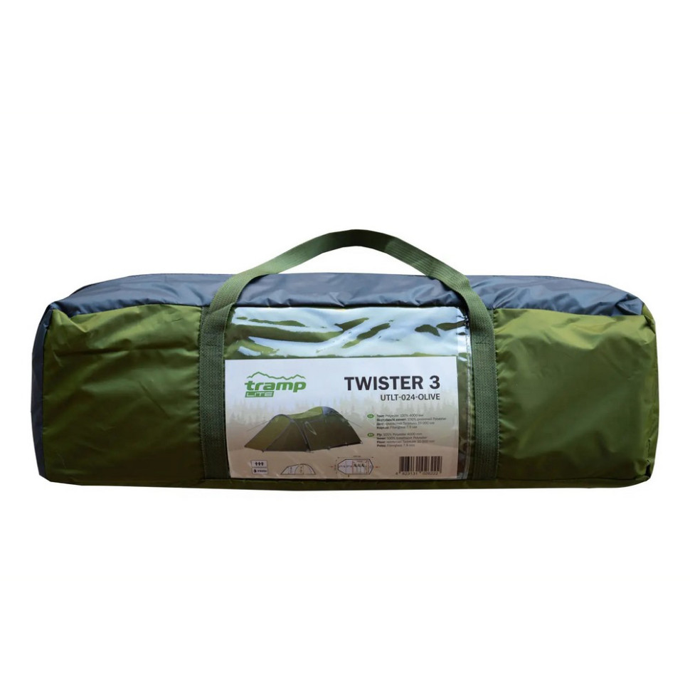 Палатка туристическая Lite Twister 3 Tramp UTLT-024-olive