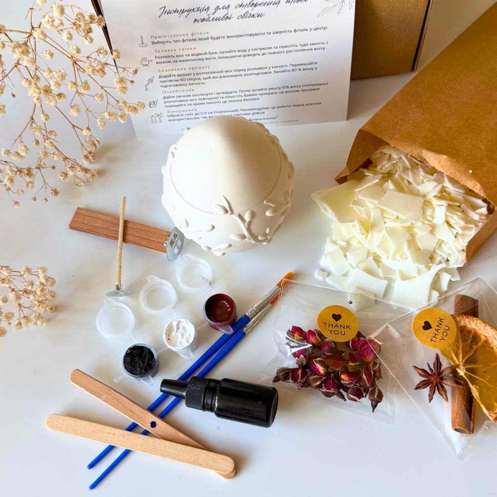 Пасхальный набор для создания свечи 