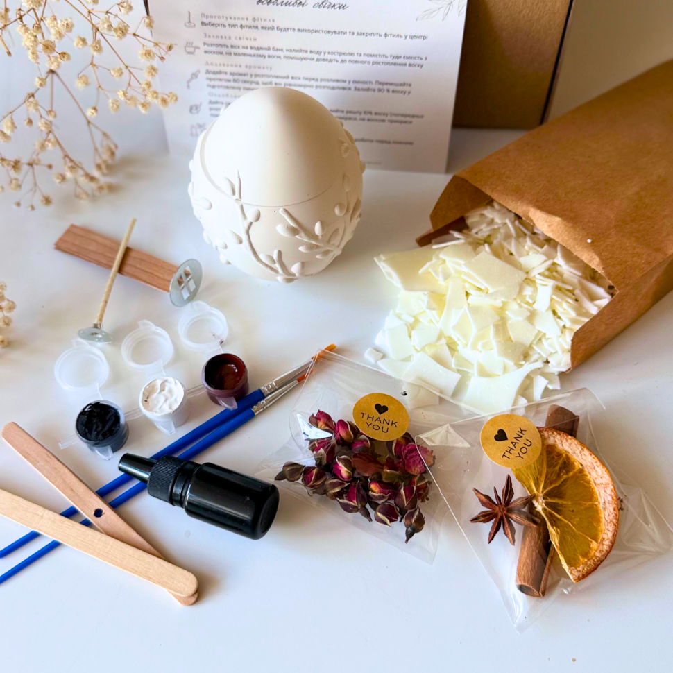 Пасхальный набор для создания свечи 