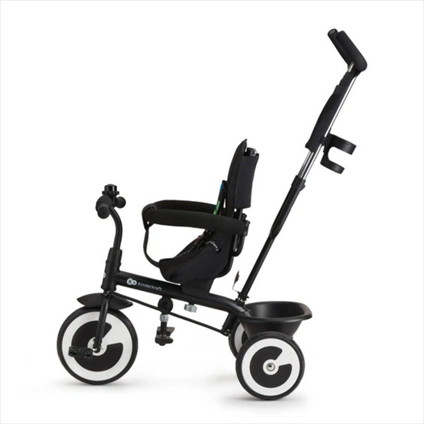 Триколісний велосипед Aston Kinderkraft KRASTO00HAP0000 чорний з малюнком