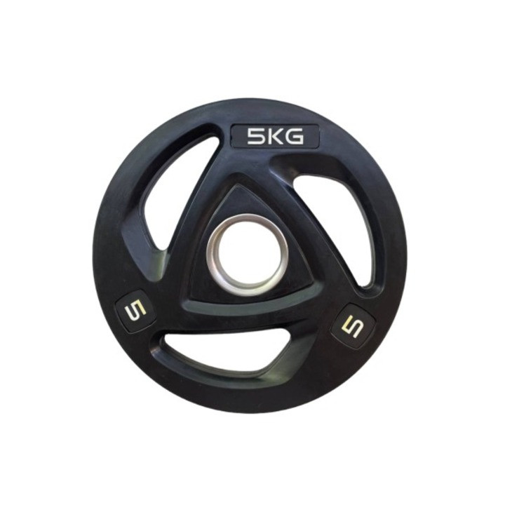 Диск олімпійський RCP17 Fitnessport 10040FS, гумовий, чорний 5 кг
