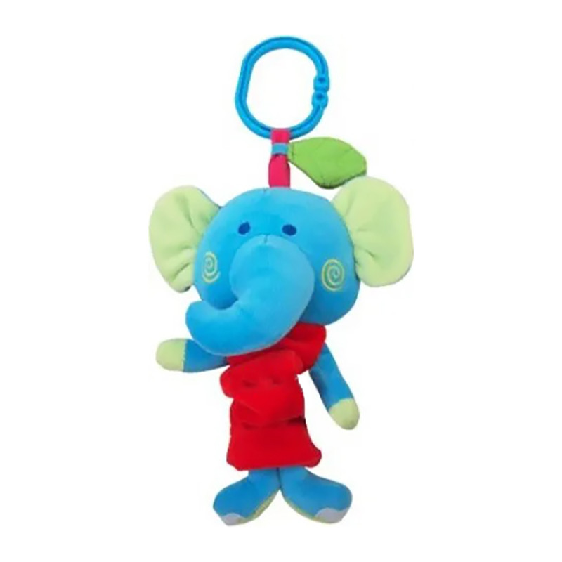 Плюшевая подвеска Слоник Baby Mix YF-1006-E музыкальная