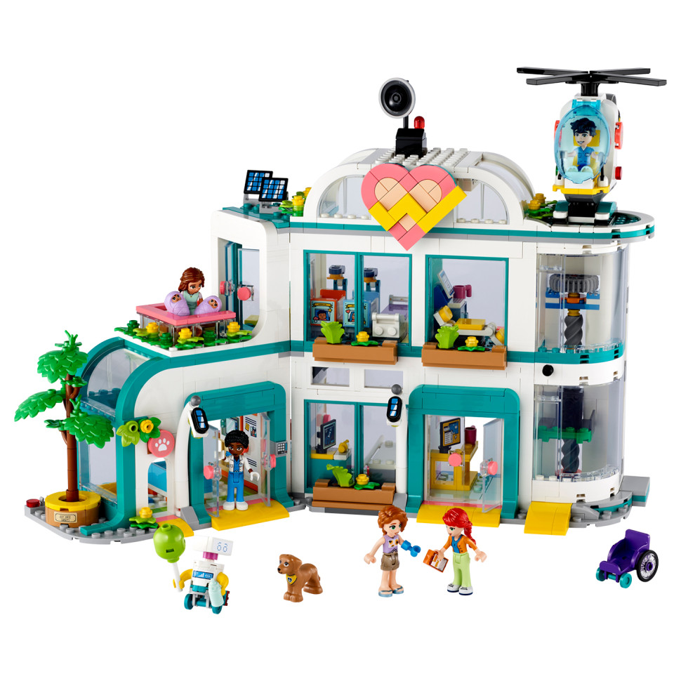 Конструктор Больница в Хартлейк-Сити LEGO Friends 42621, 1045 деталей 