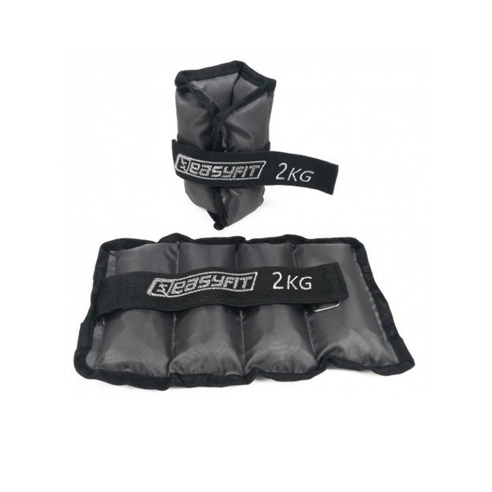 Утяжелители для ног и рук с металлом Metal EasyFit EF-AWTМ-200, 2 кг (пара)