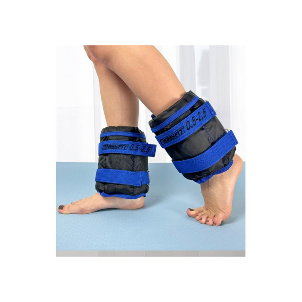 Утяжелители для ног и рук EasyFit EF-WHT-0,5-2,5-BL 0,5-2,5 кг