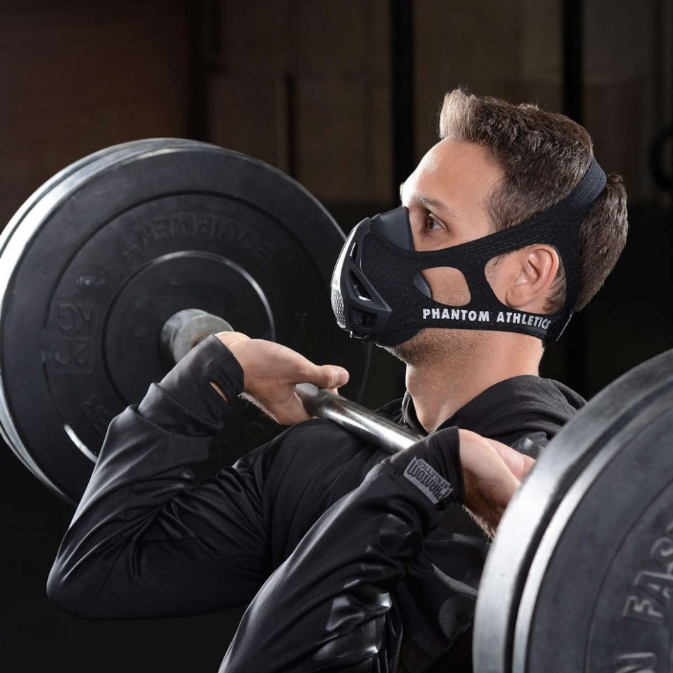 Маска для тренировки дыхания Training Mask Phantom PHMASK1011-S, Camo, S
