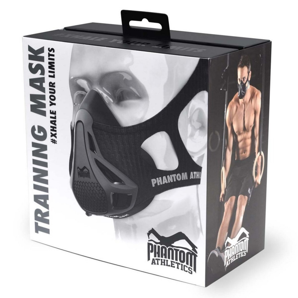Маска для тренировки дыхания Training Mask Phantom PHMASK1011-S, Camo, S