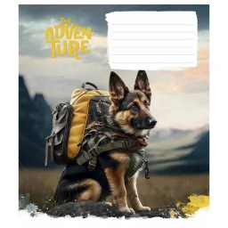 Зошит учнівський "Best adventure" Школярик 012-3285L-2 в лінію, 12 аркушів 