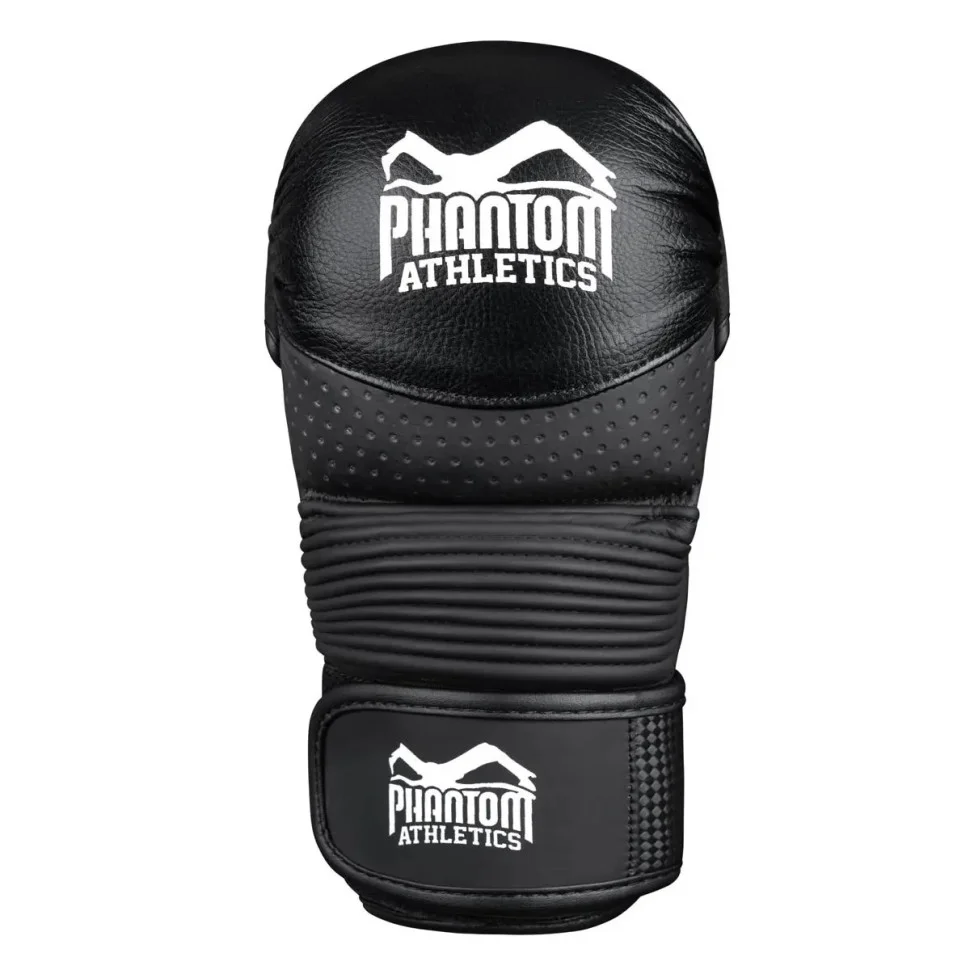 Рукавиці для ММА RIOT Pro Phantom PHMMAG2531-LXL Black L/XL (капа в подарунок)