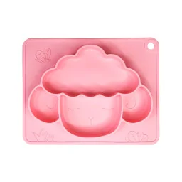 Силиконовая тарелка-коврик "Баранчик" Mega Zayka MGZ-0125(Pink) 18х23 см Силиконовая тарелка-коврик "Баранчик" Mega Zayka MGZ-0125(Pink) 18х23 см