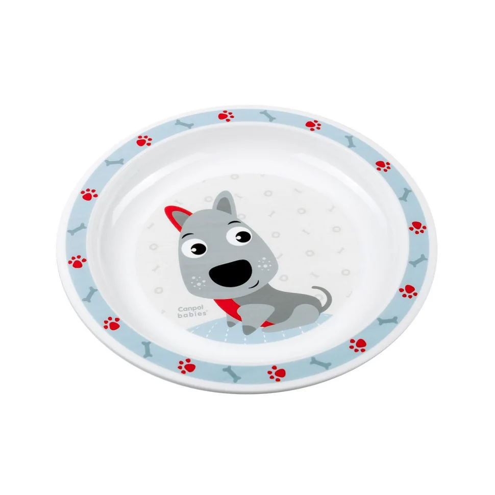 Детский набор посуды Cute Animals Canpol babies 4/401_blu 5 предметов