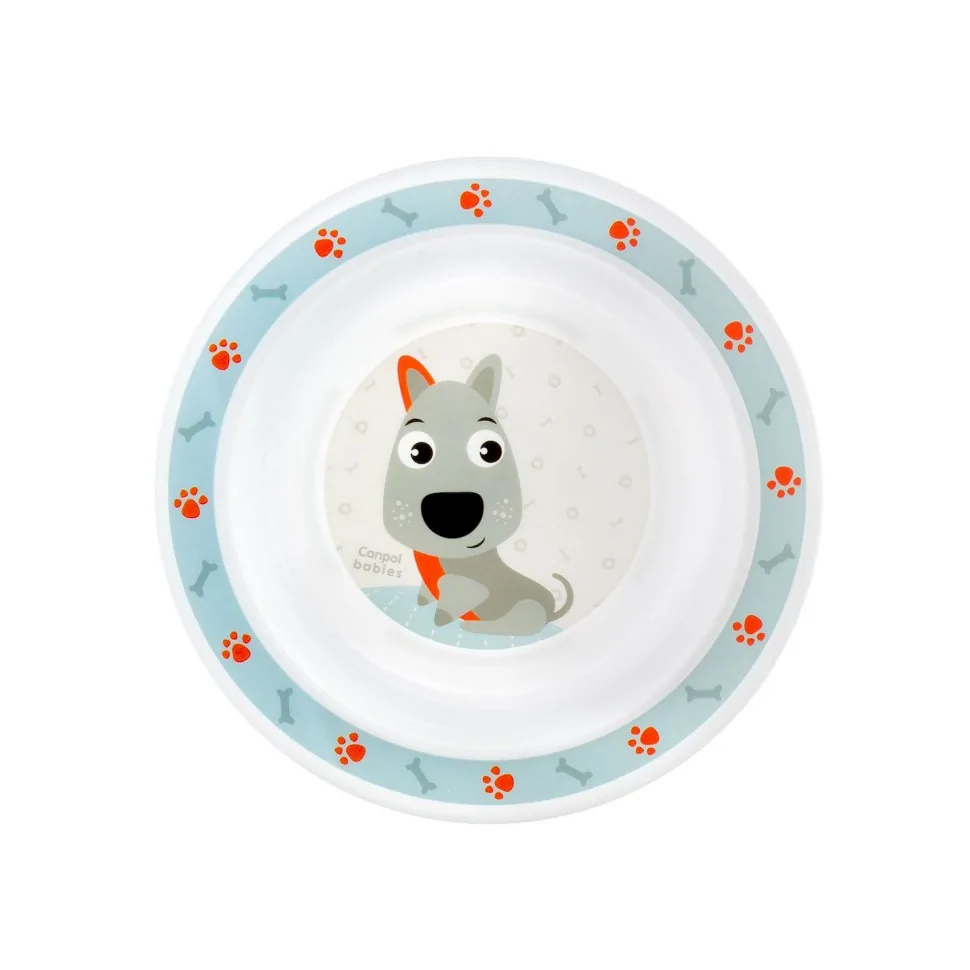 Детский набор посуды Cute Animals Canpol babies 4/401_blu 5 предметов