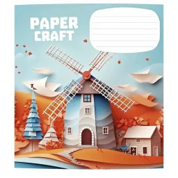 Тетрадь ученическая «Paper craft» Школярик 012-3354K-3 в клеточку, 12 листов